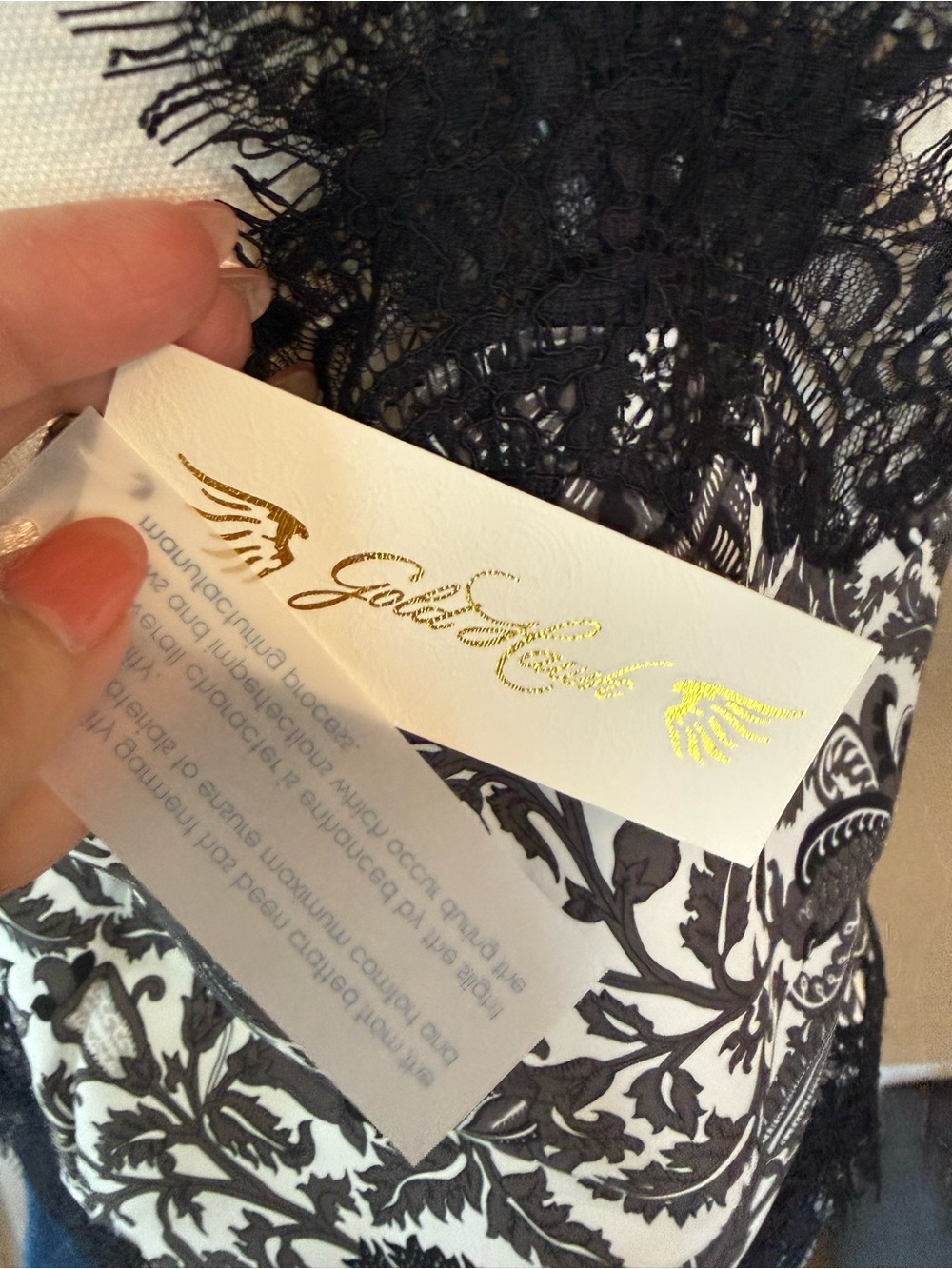 Gold Hawk Silk Cami - Picture 2 of 10